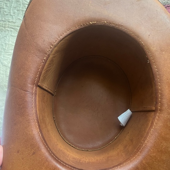 SKULLY\'S by HENSCHEL HATS BROWN SUEDE COWHIDE LEATHER OUTBACKER BUSH HAT USA M main image 11